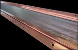 Hydro Flo Micromesh Gutter Cover | 6" Gutters | Stainless Steel - Copper | Mill Finish | 4'