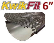 [329] 6&quot; Kwik-Fit Leaf Guard Gutter Covers for Half-Round Gutters
