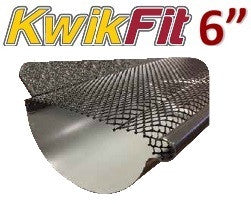 6" Ultraflo Kwik-Fit Half-Round