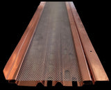 Hydro Flo Micromesh Gutter Cover | 6" Gutters | Stainless Steel - Copper | Mill Finish | 4'