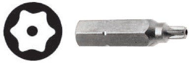  TT-8 X 1" Torx Tamper Resistant Bits
