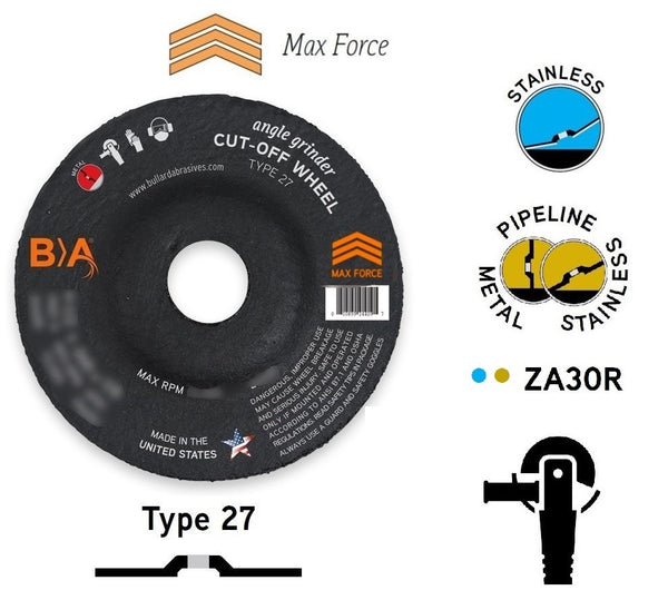 Bullard 14438 4-1/2 x 1/8" T27 Cutoff Wheels
