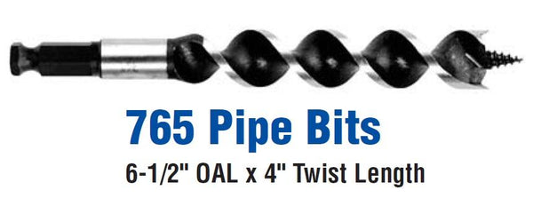 1-1/2" x 7/16" Shank |Mag-Bit 765.2416| Pipe Bits | 1 Piece