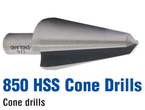 1 Step x 7/8" x 3/8" Shank |Mag-Bit 850.0875| HSS Cone Drills | 2 Piece