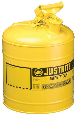 Justrite 7150200 Type I Safety Can, 5 Gallon