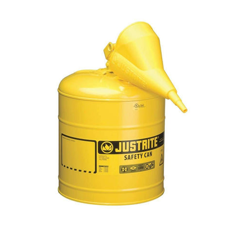 Justrite 7150210 Type I Safety Can, 5 Gallon