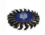 Jaz 78080 Knotted Wire Wheel 4-1/2" Twist Knot 0.020 Stainless Steel 5/8-11 hub / M14