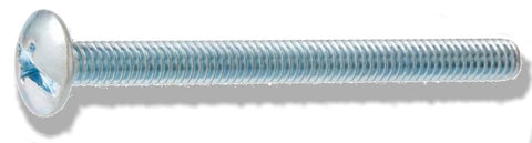 1/8 X 3" Combo Drive | Mushroom Head | Machine Screw | Zinc Plated | 4000