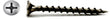  #10 X 3-3/4" Phillips Bugle Black Drywall Screws Coarse Thread
