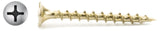  #6 X 1" Phillips Bugle Yellow Drywall Screws Coarse Thread