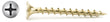  #7 X 2-1/2" Phillips Bugle Yellow Drywall Screws Coarse Thread