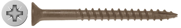  #9 X 3" Combo Drive Flat Tan Deck Screw Long Life