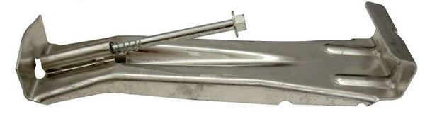 7" Speed-Screw Gutter Hanger | No Clip | K-Style Gutters. | With pre-inserted screw. | Box Qty 100