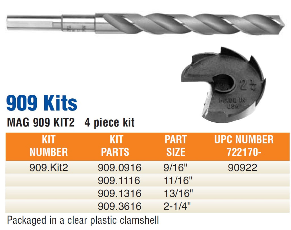Mag-Bit 909 Shark-Bit Kits – TMS Hardware