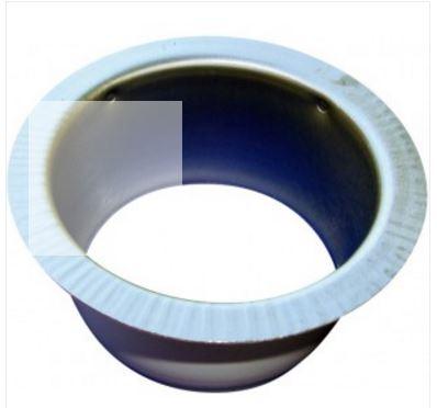 2-3/8" Round Gutter Outlets | Wide Flange | 0.025" Aluminum | 1100 O Temper | Carton Qty 250