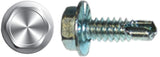  #8 X 2" Hex Washer Head Self-Drilling Screw Zinc