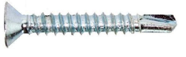 #12 X 2" Phillips Flat Head | Self-Drilling Screw | Zinc plated | DP3 | Bulk Box 2000