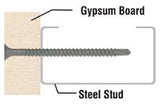 #6 X 2" Phillips Bugle Head | Self-Drilling Screw | Black Phosphate | DP2 | Bulk Box 3500