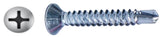  #6 X 1-1/4" Phillips Bugle Self-Drilling Screw Zinc