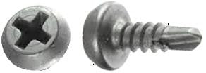  #7 X 7/16" Phillips Pan Self-Drilling Screw Zinc