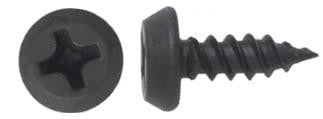  #6 X 7/16" Phillips Pan Framing Sheet Metal Screw Black
