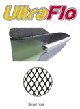 Ultra-Flo Gutter Guards | 6" Gutters | Small Hole | Black | 100 Feet (25 pcs x 4' ea.)
