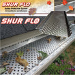 Shur-Flo Leaf Guard Gutter Cover | 5" Gutters | Flat | COPPER | 80 Feet (20 pcs x 4' ea.)