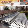 Shur-Flo Leaf Guard Gutter Cover | 5" Gutters | Step-Down | Black | Sold in 4 Foot Sections